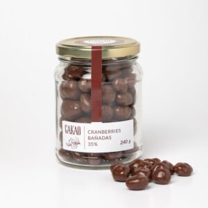 Cranberries en Chocolate 35%: Delicia Saludable
