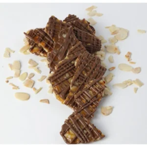 Hojarascas caramel almendra