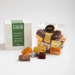 Bombones de chocolate belga en caja elegante